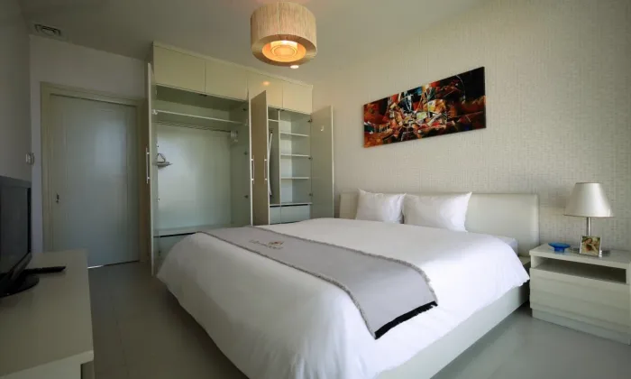 Nice Furniture One Bedroom Gleen Wood Serviced Apartment HCMC 50sqm 550 USD/month