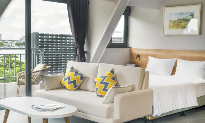 Charming Studio Apartment LAM VILLA Riverside For Rent HCMC 35sqm 650 USD/month