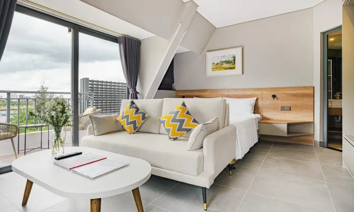 Charming Studio Apartment LAM VILLA Riverside For Rent HCMC 35sqm 650 USD/month