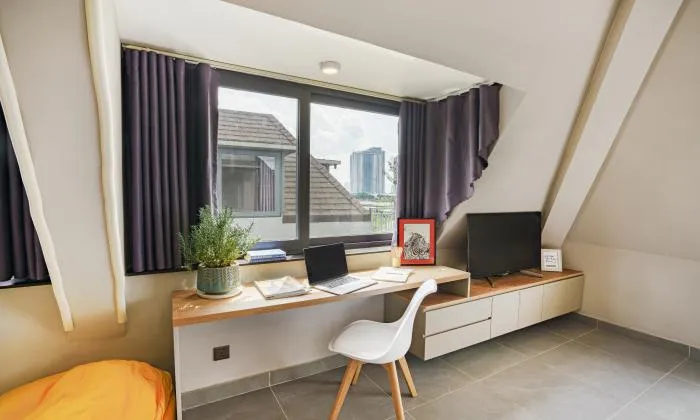 Charming Studio Apartment LAM VILLA Riverside For Rent HCMC 35sqm 650 USD/month