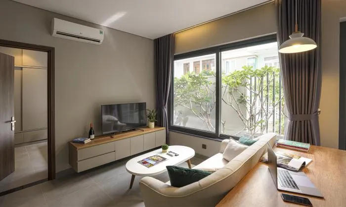 Two Bedroom Lam Villa Riverside Serviced Apartment For Rent Binh An HCMC 68sqm 1,100 USD/month