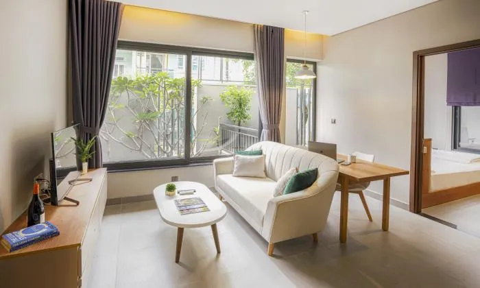 Two Bedroom Lam Villa Riverside Serviced Apartment For Rent Binh An HCMC 68sqm 1,100 USD/month
