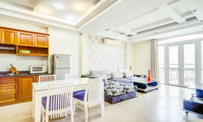 Stunning Balcony Two Bedrooms Apartment in Thao Dien HCM City 90sqm 900 USD/month