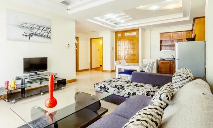 Stunning Balcony Two Bedrooms Apartment in Thao Dien HCM City 90sqm 900 USD/month
