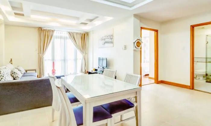 Stunning Balcony Two Bedrooms Apartment in Thao Dien HCM City 90sqm 900 USD/month