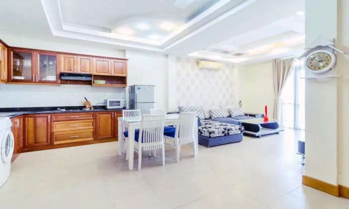 Stunning Balcony Two Bedrooms Apartment in Thao Dien HCM City 90sqm 900 USD/month