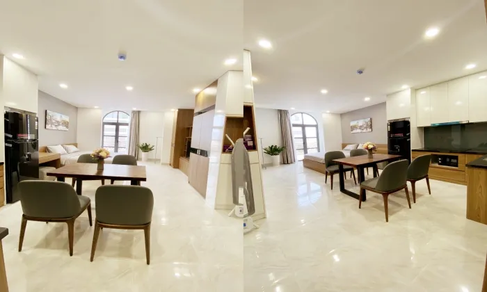 Brilliant Studio Monaco Serviced Apartment For Rent in Thao Dien HCM 40sqm 500 USD/month