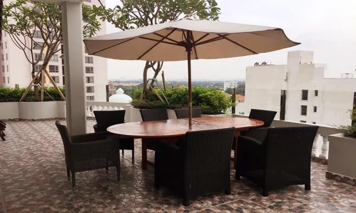 Nice Facilities Two Bedroom Rose Apartment For Lease in Thao Dien HCMC 70sqm 900 USD/month