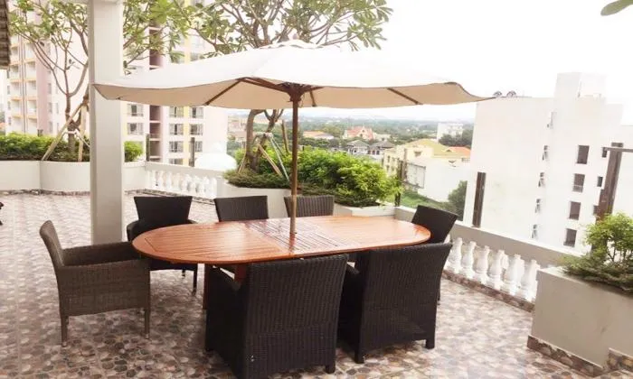 Nice Swimming Pool One Bedroom Serviced Apartment in Thao Dien HCMC 45sqm 650 USD/month