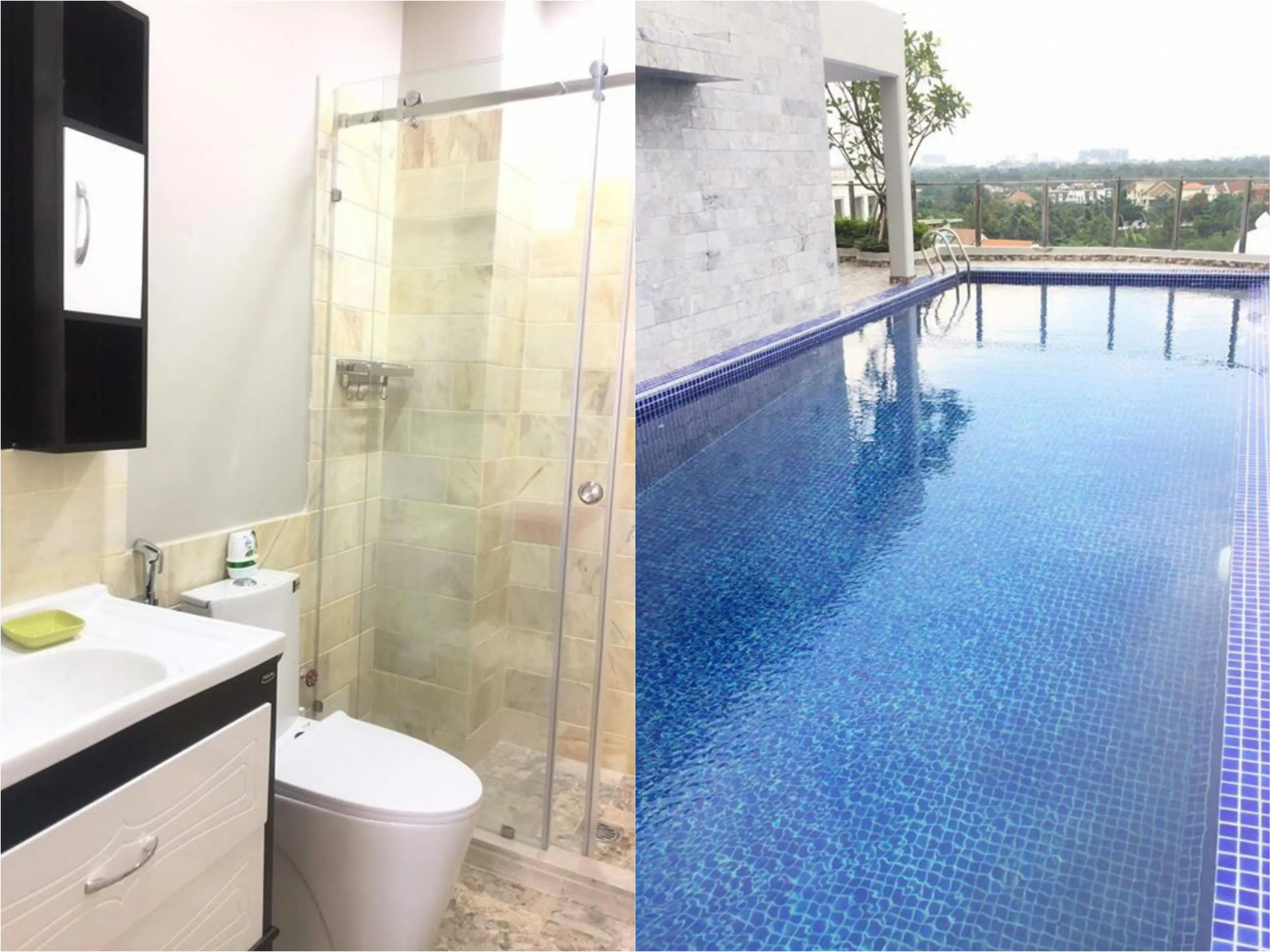 Nice Swimming Pool One Bedroom Serviced Apartment in Thao Dien HCMC 45sqm 650 USD/month