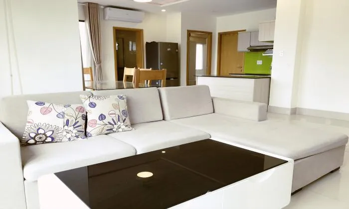 Spacious Balcony Three Bedroom Rosewood Apartment Thao Dien 130sqm 1,300 USD/month
