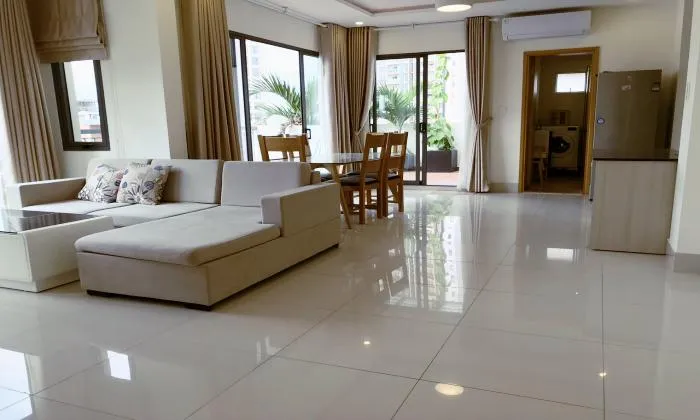 Spacious Balcony Three Bedroom Rosewood Apartment Thao Dien 130sqm 1,300 USD/month