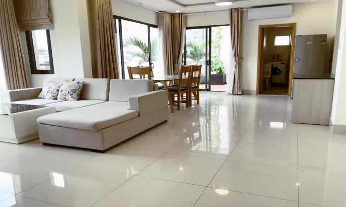 Spacious Balcony Three Bedroom Rosewood Apartment Thao Dien 130sqm 1,300 USD/month