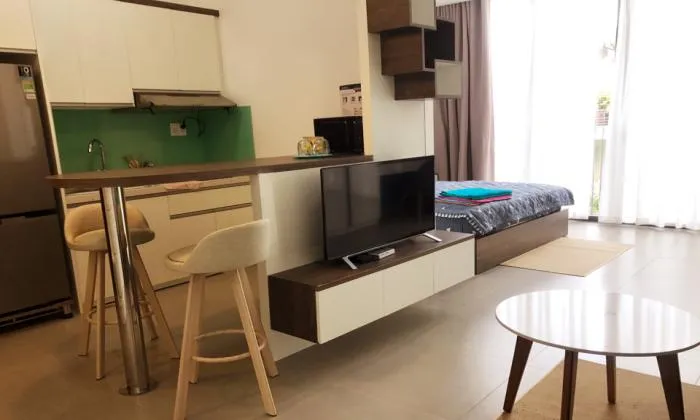 Very Modern One Bedroom Serviced Apartment For Lease in Thao Dien HCM 40sqm 450 USD/month