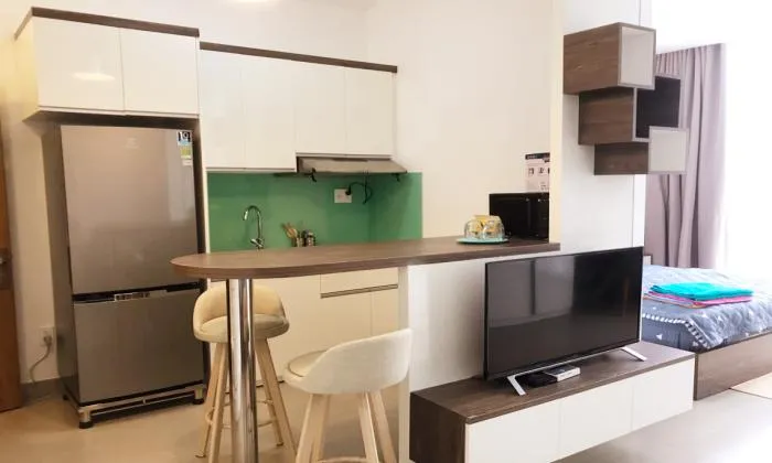 Very Modern One Bedroom Serviced Apartment For Lease in Thao Dien HCM 40sqm 450 USD/month