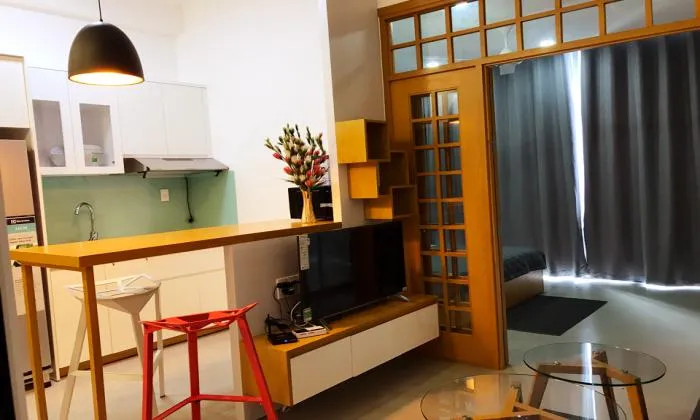 Fantastic Decoration Of One Bedroom Serviced Apartment in Thao Dien HCM 40sqm 550 USD/month