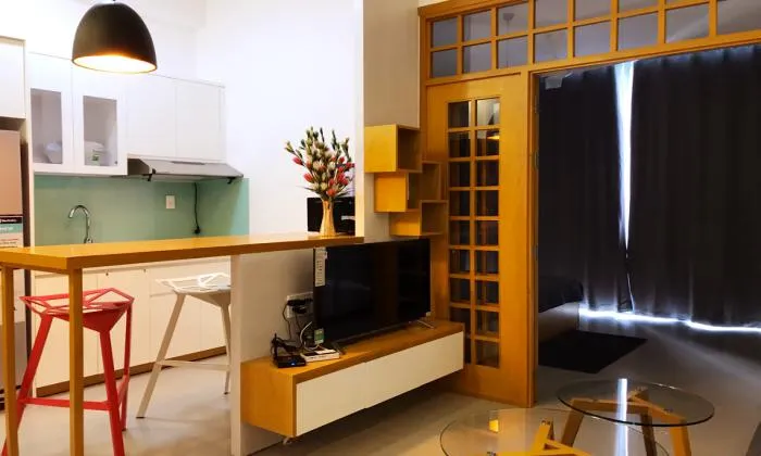 Fantastic Decoration Of One Bedroom Serviced Apartment in Thao Dien HCM 40sqm 550 USD/month