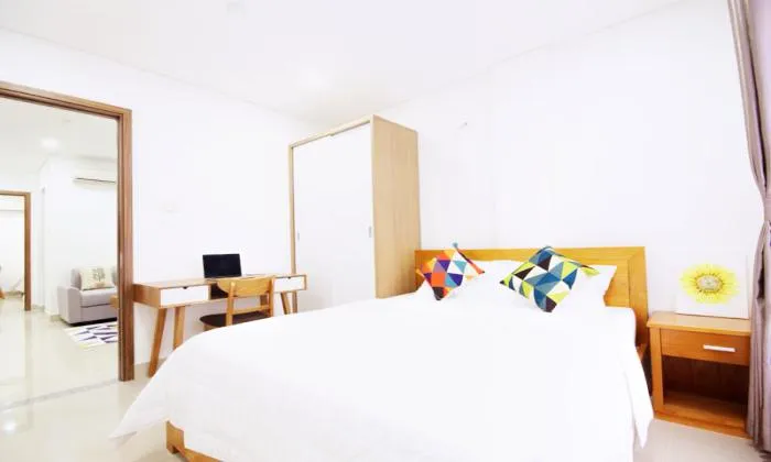 Natural Light Two Bedroom Apartment For Rent in Thao Dien District HCMC 70sqm 600 USD/month