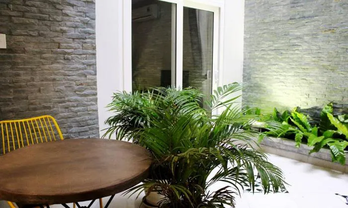 Cute Garden One Bedroom Serviced Apartment in District 3 HCM City 55sqm 700 USD/month
