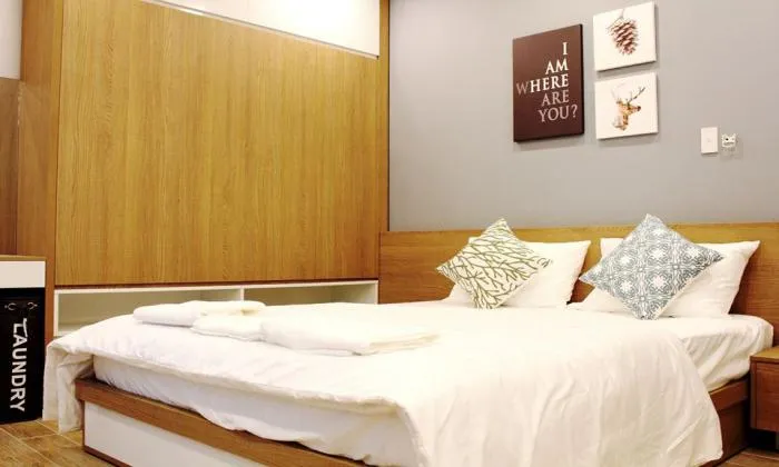 Cute Garden One Bedroom Serviced Apartment in District 3 HCM City 55sqm 700 USD/month