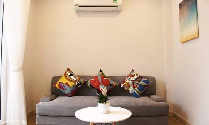 Cute Garden One Bedroom Serviced Apartment in District 3 HCM City 55sqm 700 USD/month