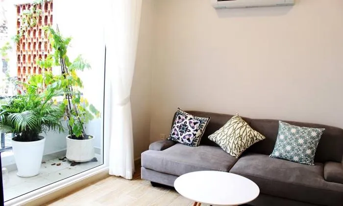 Cute Garden One Bedroom Serviced Apartment in District 3 HCM City 55sqm 700 USD/month