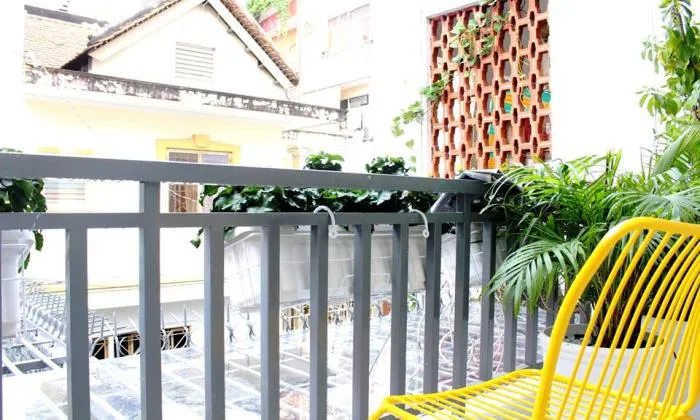 Cute Garden One Bedroom Serviced Apartment in District 3 HCM City 55sqm 700 USD/month