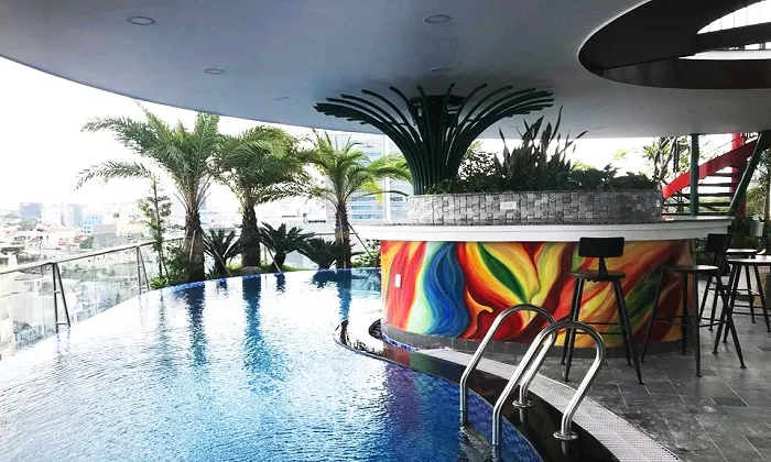 Studio Serviced Apartment Garden Building in District 3 HCM 45sqm 650 USD/month