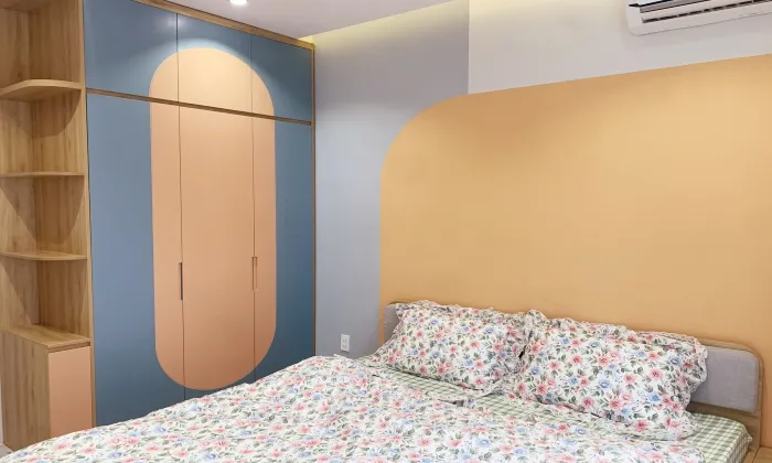 Color Full One Bedroom Serviced Apartment For Rent in Le Van Sy District 3 HCMC 45sqm 600 USD/month