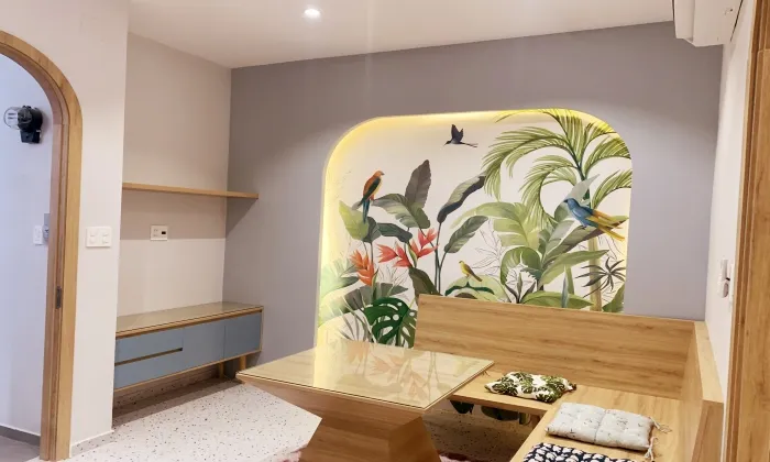 Color Full One Bedroom Serviced Apartment For Rent in Le Van Sy District 3 HCMC 45sqm 600 USD/month