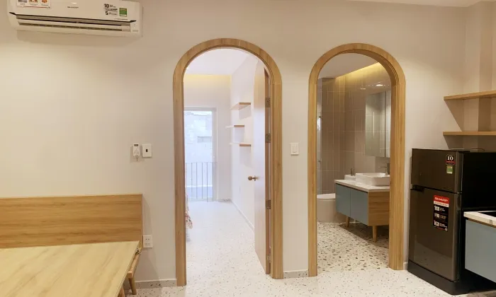 Color Full One Bedroom Serviced Apartment For Rent in Le Van Sy District 3 HCMC 45sqm 600 USD/month
