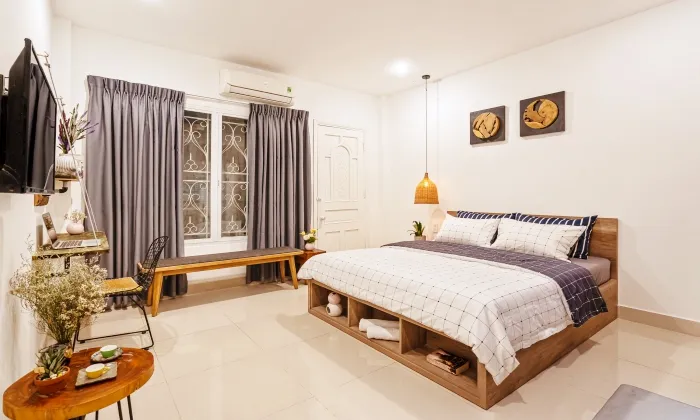 Studio Serviced Apartment With Windows in Nguyen Van Mai District 3 Ho Chi Minh City 25sqm 370 USD/month