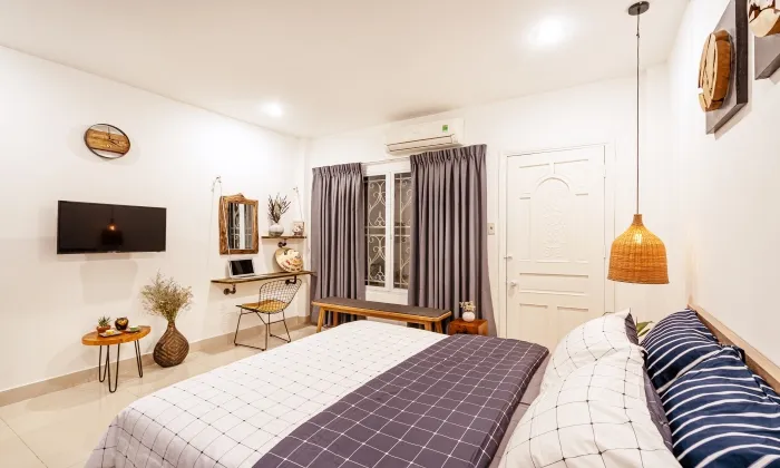 Studio Serviced Apartment With Windows in Nguyen Van Mai District 3 Ho Chi Minh City 25sqm 370 USD/month