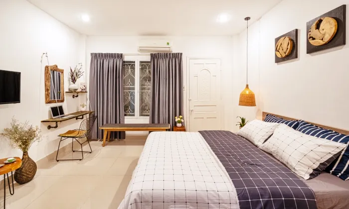 Studio Serviced Apartment With Windows in Nguyen Van Mai District 3 Ho Chi Minh City 25sqm 370 USD/month