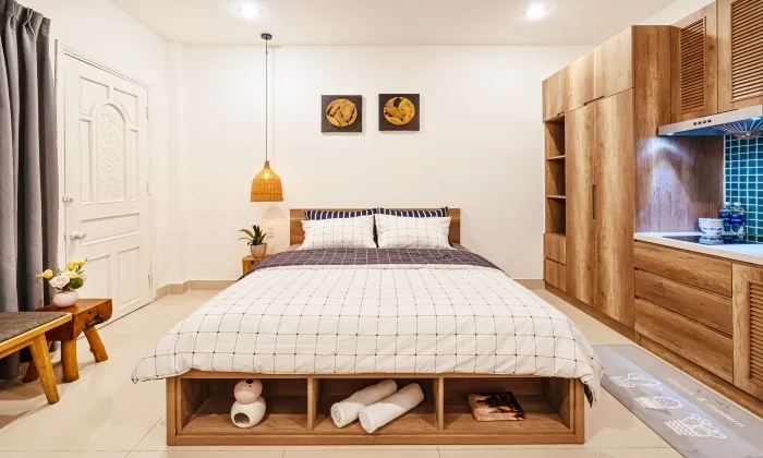 Studio Serviced Apartment With Windows in Nguyen Van Mai District 3 Ho Chi Minh City 25sqm 370 USD/month
