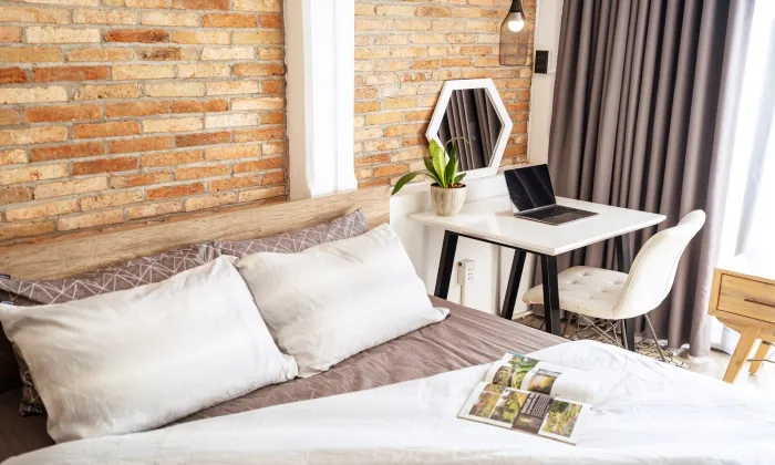Balcony Studio Serviced Apartment District 3 HCMC 30sqm 430 USD/month