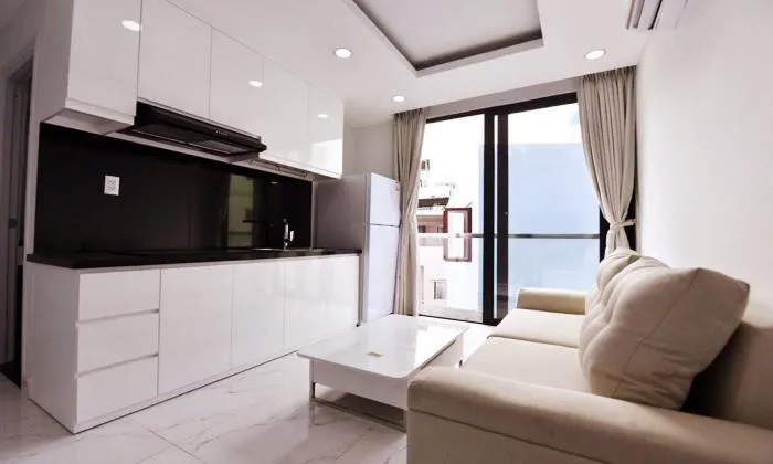 Scandinavian Style One Bedroom Apartment For Rent  in Nguyen Thong District 3 HCMC 40sqm 500 USD/month