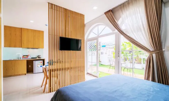 Nice Garden One Bedroom Serviced Apartment For Lease in District 3 Ho Chi Minh City 82sqm 850 USD/month
