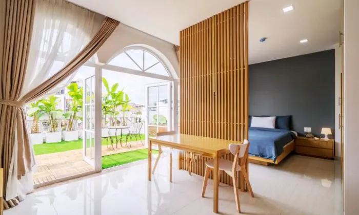 Nice Garden One Bedroom Serviced Apartment For Lease in District 3 Ho Chi Minh City 82sqm 850 USD/month