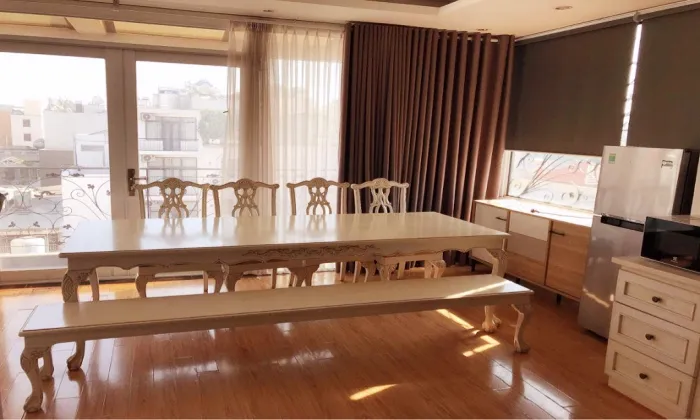 Two Balconies One Bedroom Apartment For Rent District 3 HCM 60sqm 700 USD/month