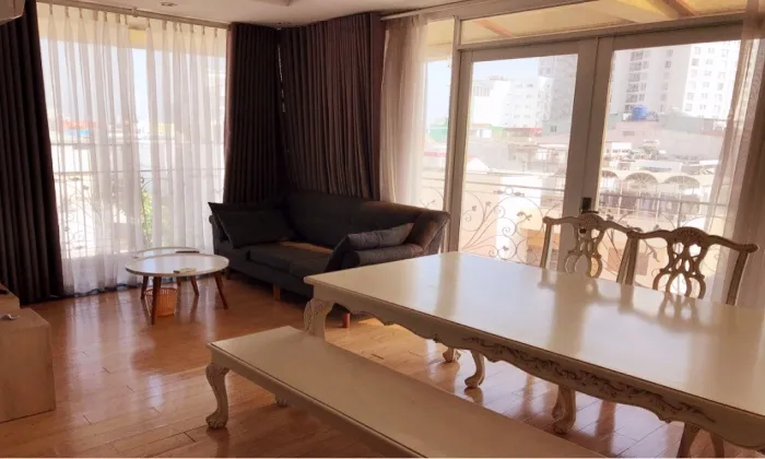Two Balconies One Bedroom Apartment For Rent District 3 HCM 60sqm 700 USD/month