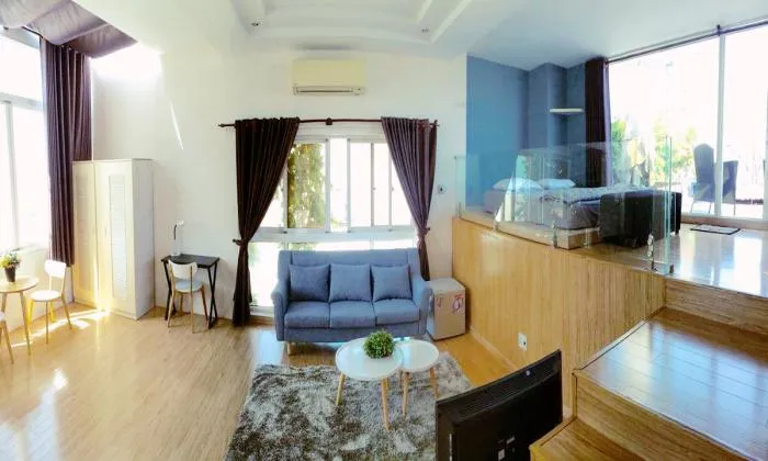Stunning Studio Apartment On Top Floor For Lease in District 3 HCM City 60sqm 750 USD/month