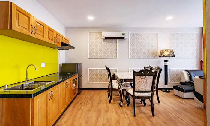 Fresh Light One Bedroom Emerald Serviced Apartment in District 3 Saigon 47sqm 800 USD/month
