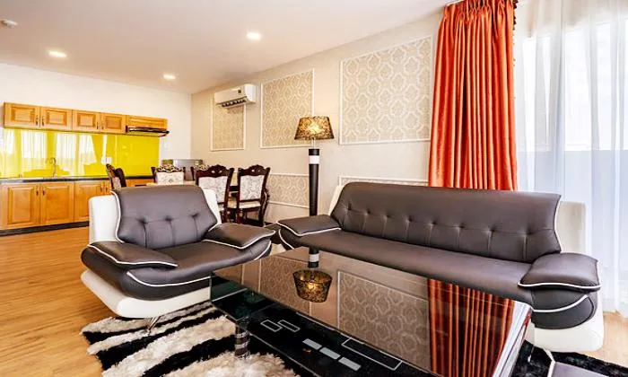 Fresh Light One Bedroom Emerald Serviced Apartment in District 3 Saigon 47sqm 800 USD/month