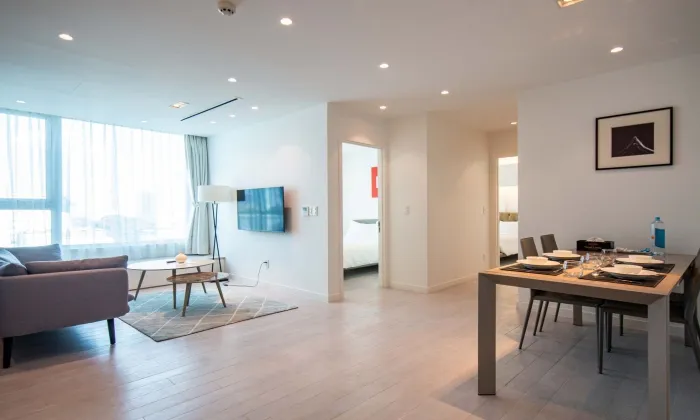Two Bedroom Leman Serviced Apartment For Rent in District 3 Ho Chi Minh City 75sqm 1,500 USD/month