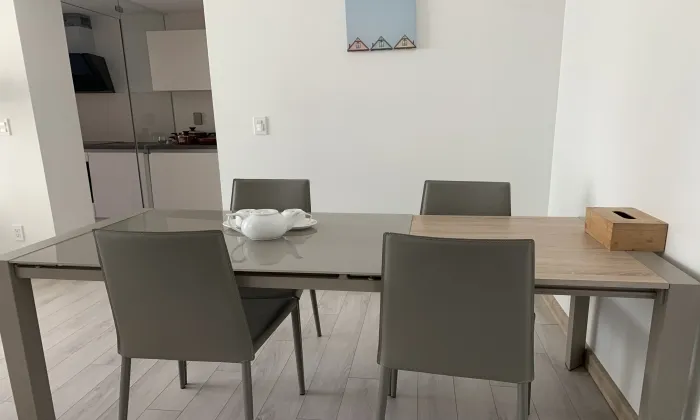 Modern Single Bedroom and Study Room Leman Apartment For Rent in District 3 HCMC 75sqm 1,350 USD/month