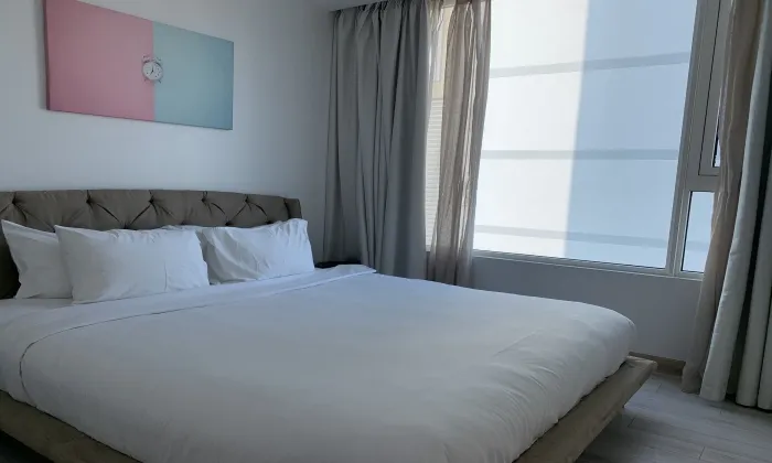 Modern Single Bedroom and Study Room Leman Apartment For Rent in District 3 HCMC 75sqm 1,350 USD/month