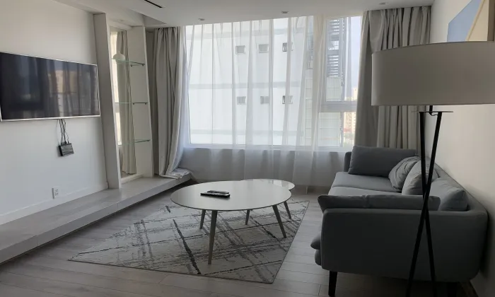 Modern Single Bedroom and Study Room Leman Apartment For Rent in District 3 HCMC 75sqm 1,350 USD/month