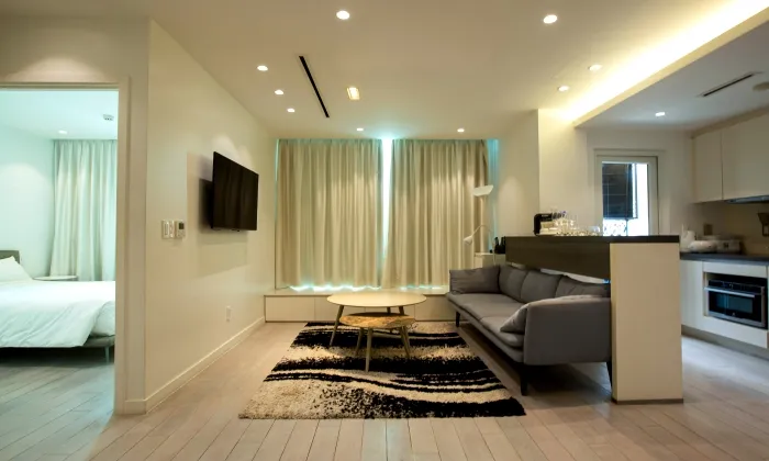 City View Two Bedroom Leman Apartment For Rent in District 3 HCMC 75sqm 1,700 USD/month