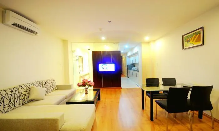 Luxury Serviced Apartment For Rent On Nguyen Dinh Chieu St,Dist 3 HCMC 75sqm 1,000 USD/month